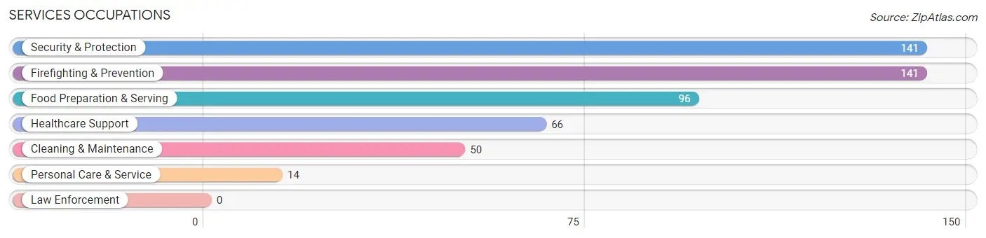 Services Occupations in Zip Code 29729