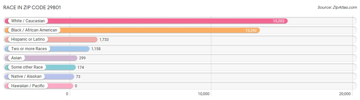 Race in Zip Code 29801