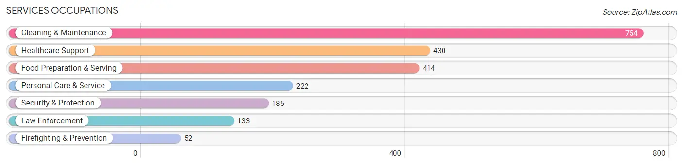 Services Occupations in Zip Code 30125