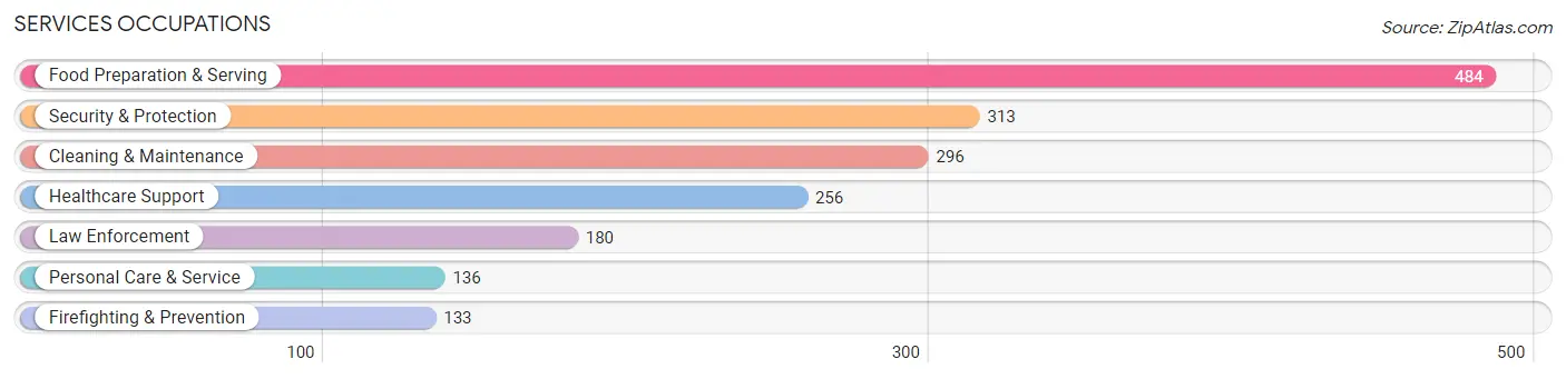 Services Occupations in Zip Code 30141