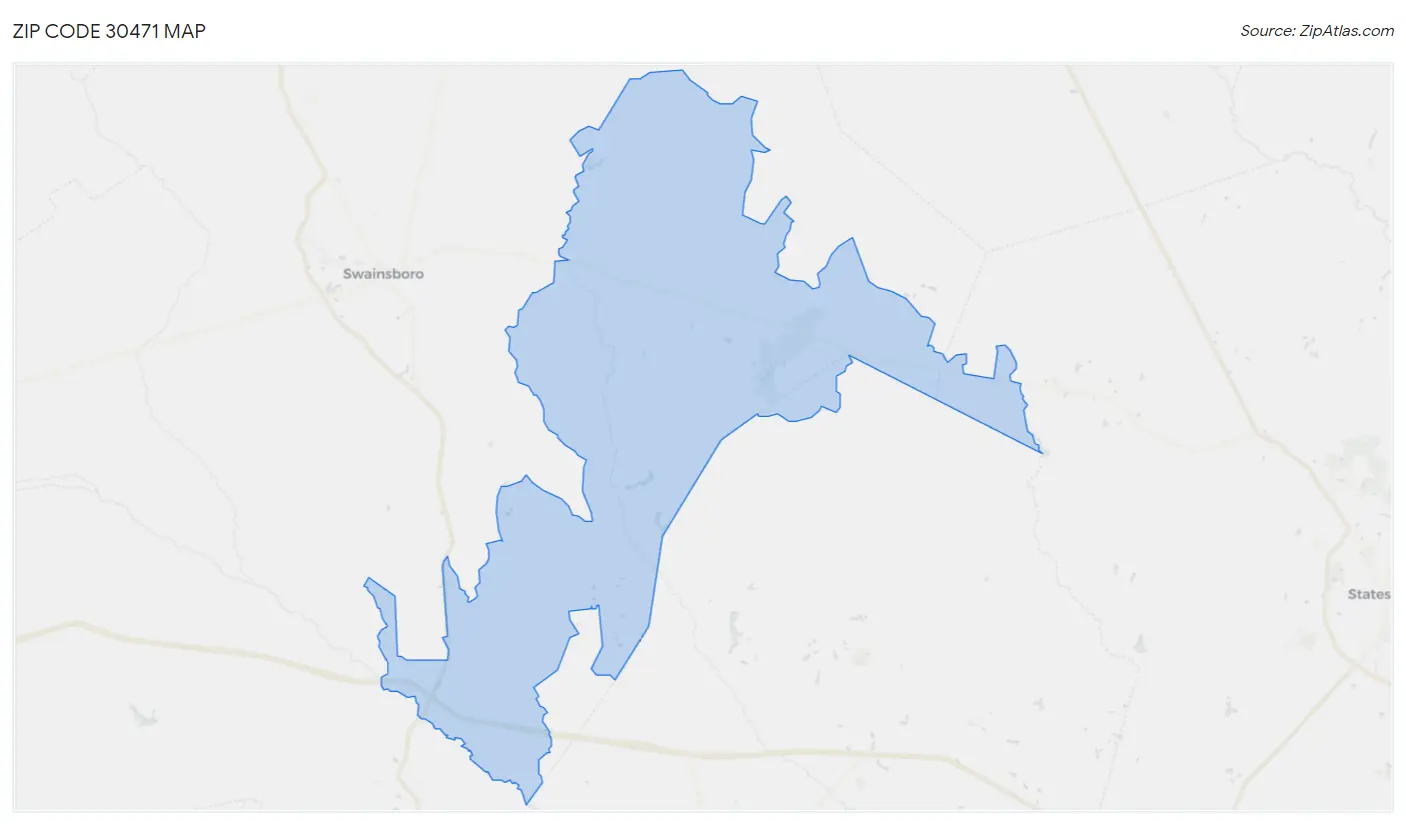 Zip Code 30471 Map