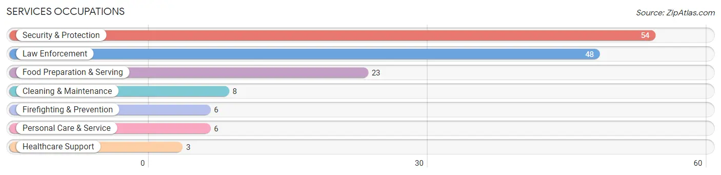 Services Occupations in Zip Code 30473