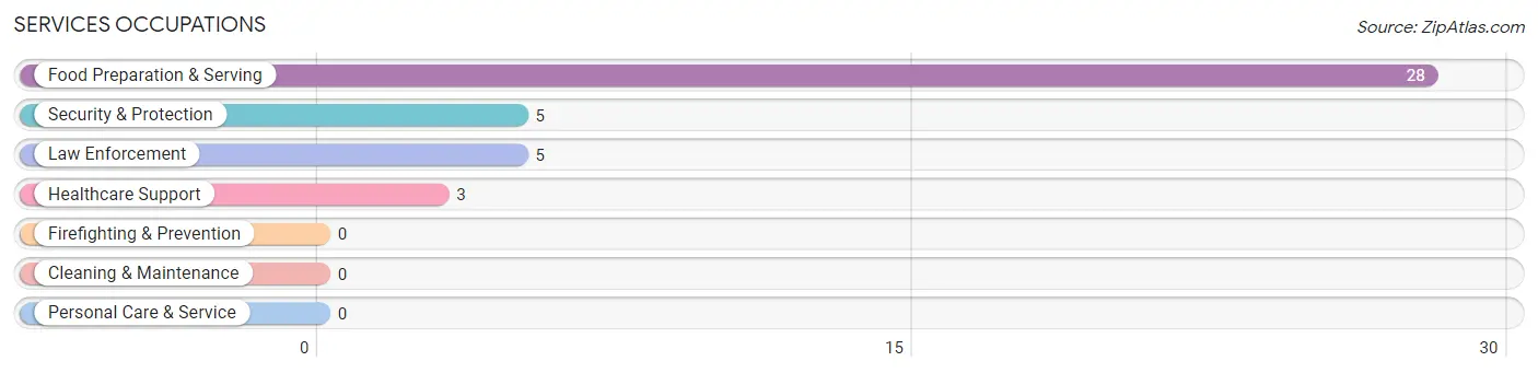 Services Occupations in Zip Code 30667