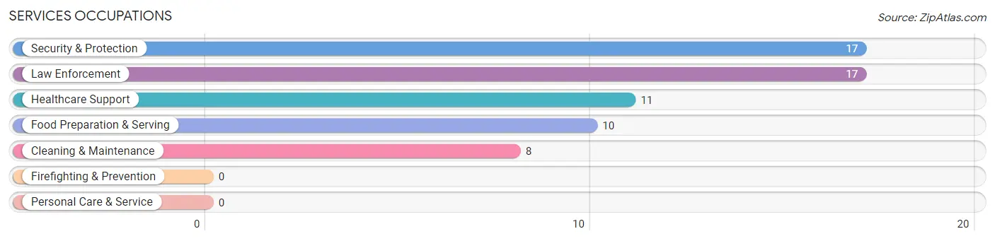 Services Occupations in Zip Code 31011