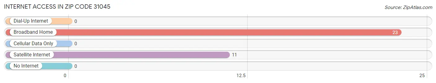 Internet Access in Zip Code 31045