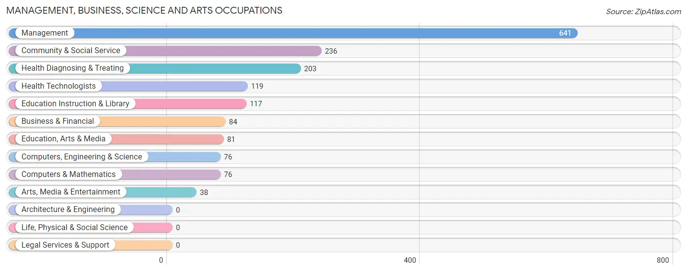 Management, Business, Science and Arts Occupations in Zip Code 31316