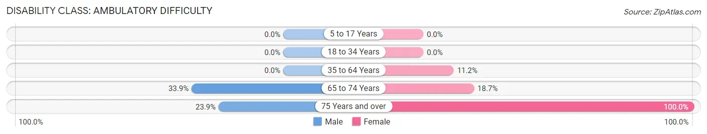 Disability in Zip Code 31567: <span>Ambulatory Difficulty</span>