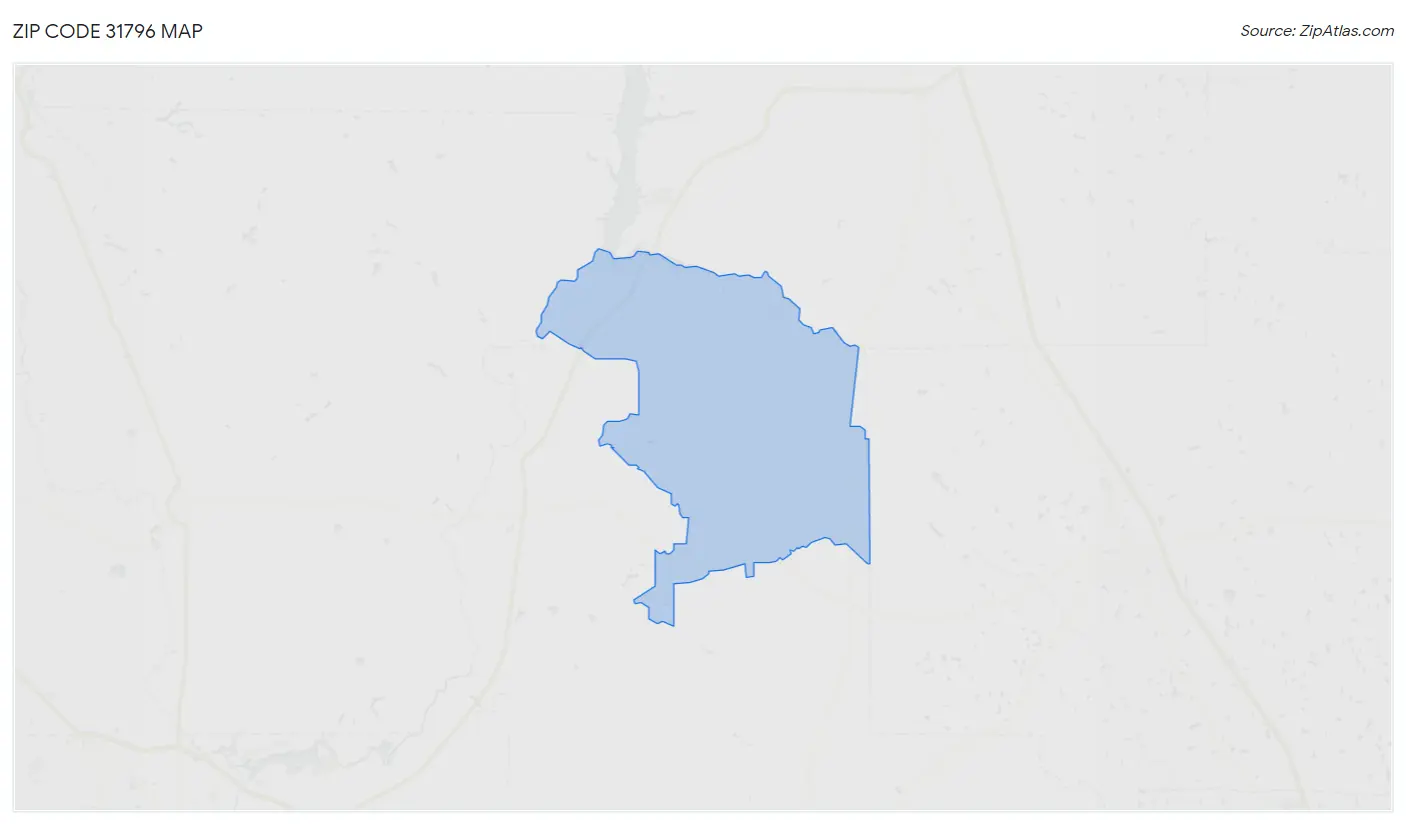 Zip Code 31796 Map