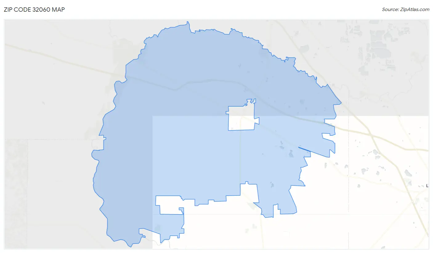 Zip Code 32060 Map