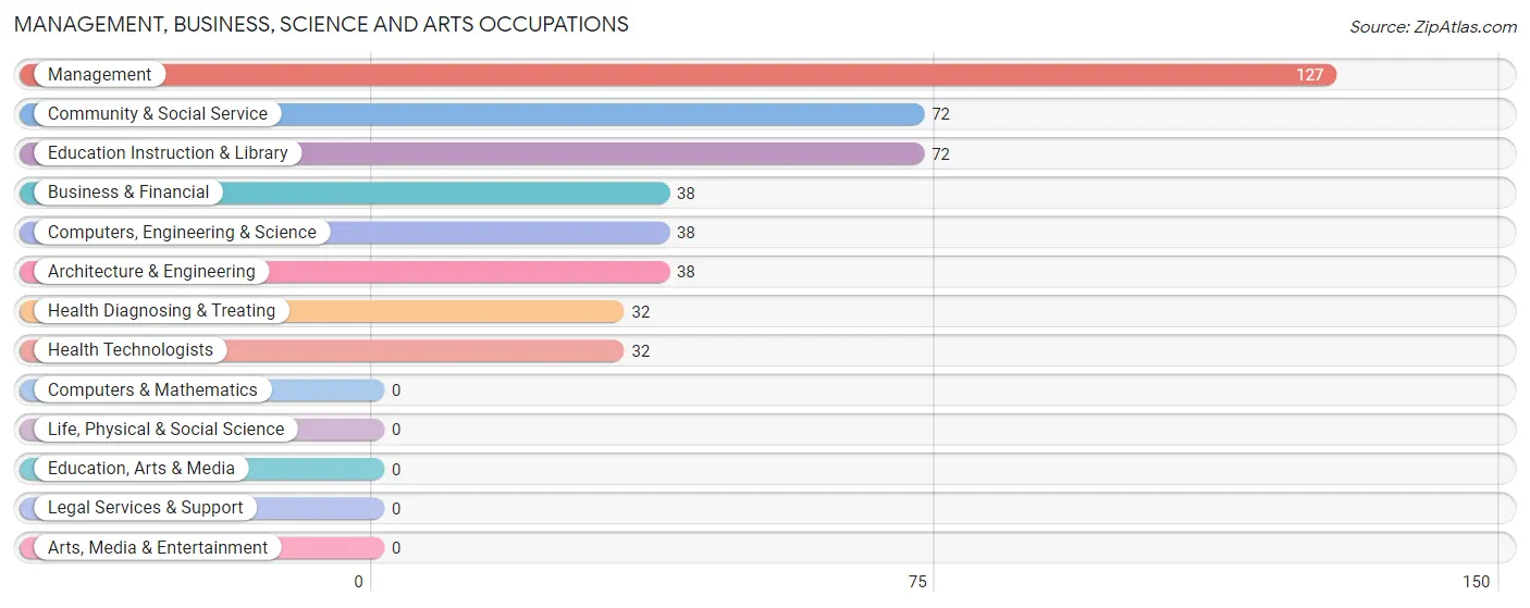 Management, Business, Science and Arts Occupations in Zip Code 32094