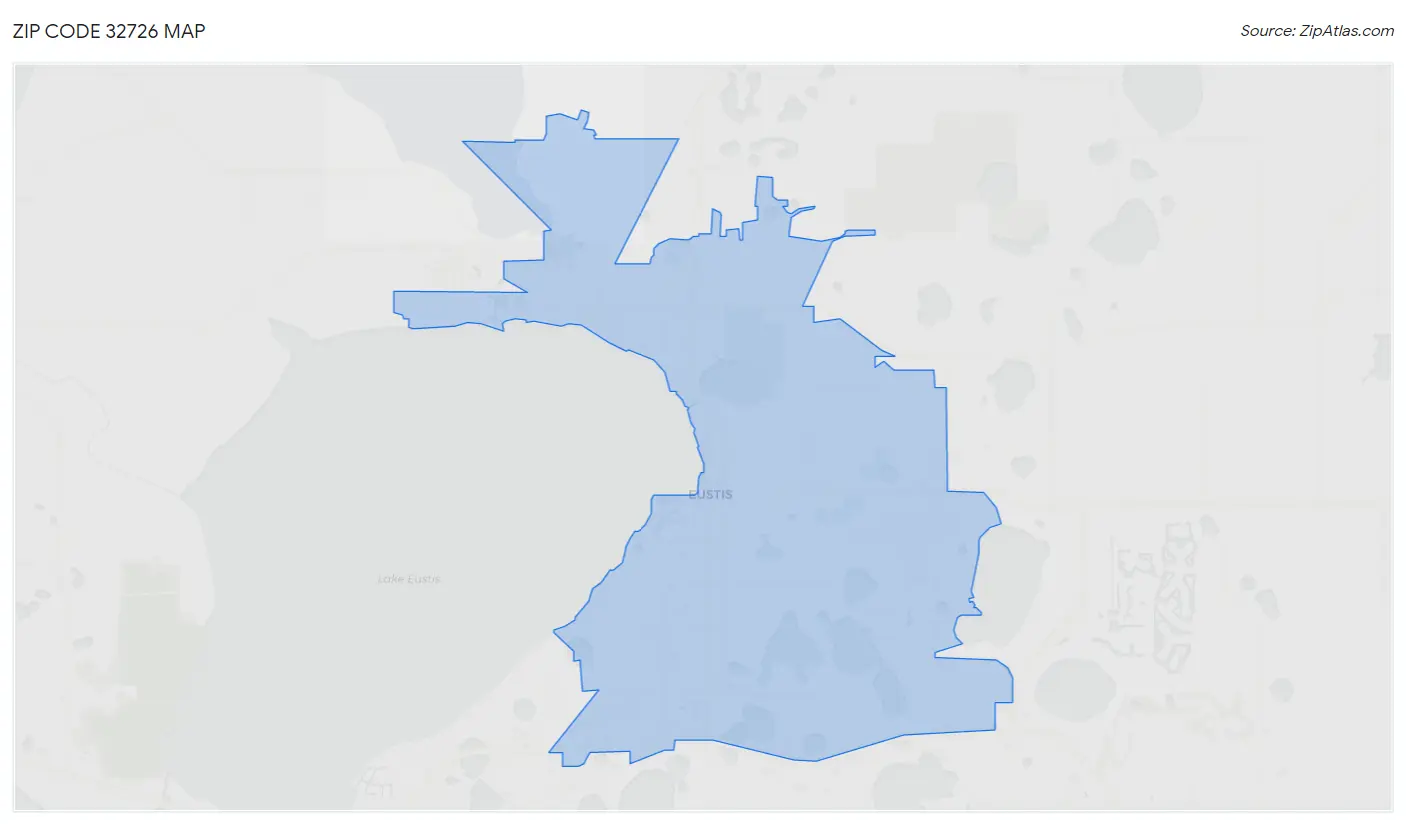 Zip Code 32726 Map