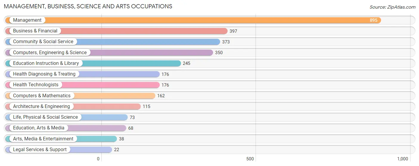 Management, Business, Science and Arts Occupations in Zip Code 33194