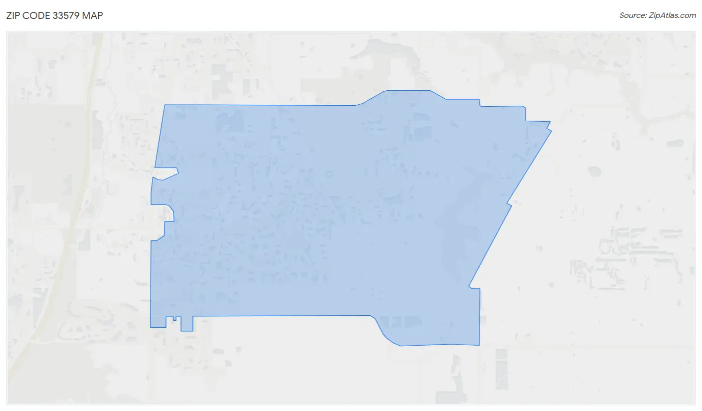 Zip Code 33579 Map