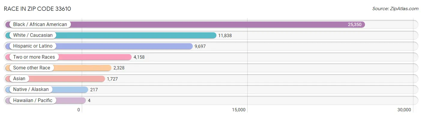 Race in Zip Code 33610