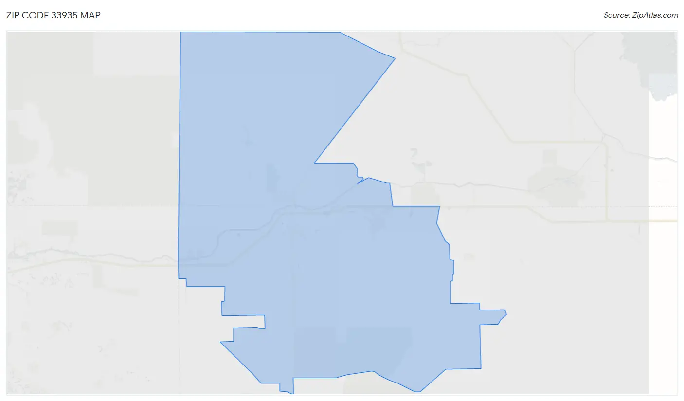 Zip Code 33935 Map