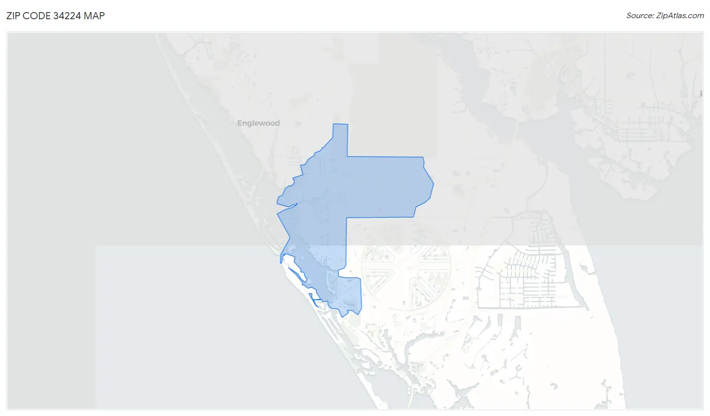 Zip Code 34224 Map