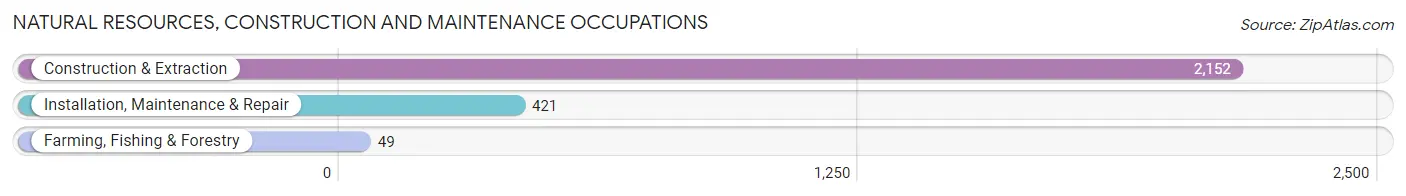 Natural Resources, Construction and Maintenance Occupations in Zip Code 34787