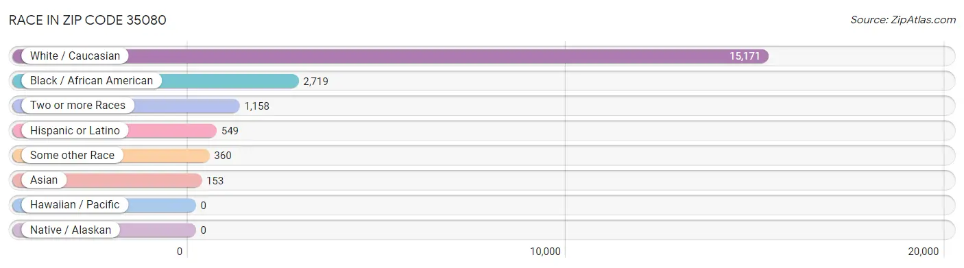 Race in Zip Code 35080