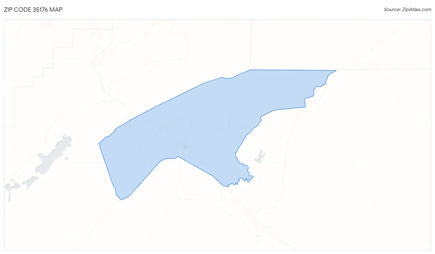 Zip Code 35176 Map