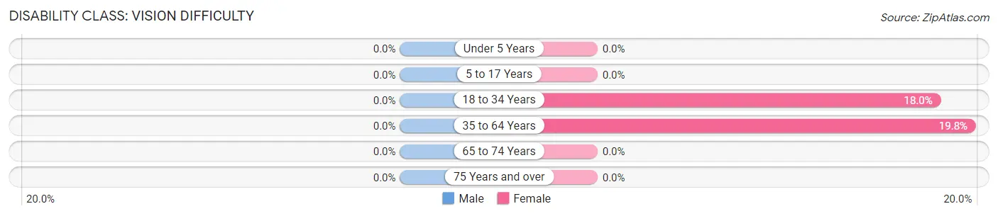 Disability in Zip Code 35463: <span>Vision Difficulty</span>