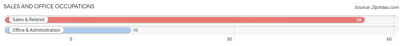 Sales and Office Occupations in Zip Code 36262
