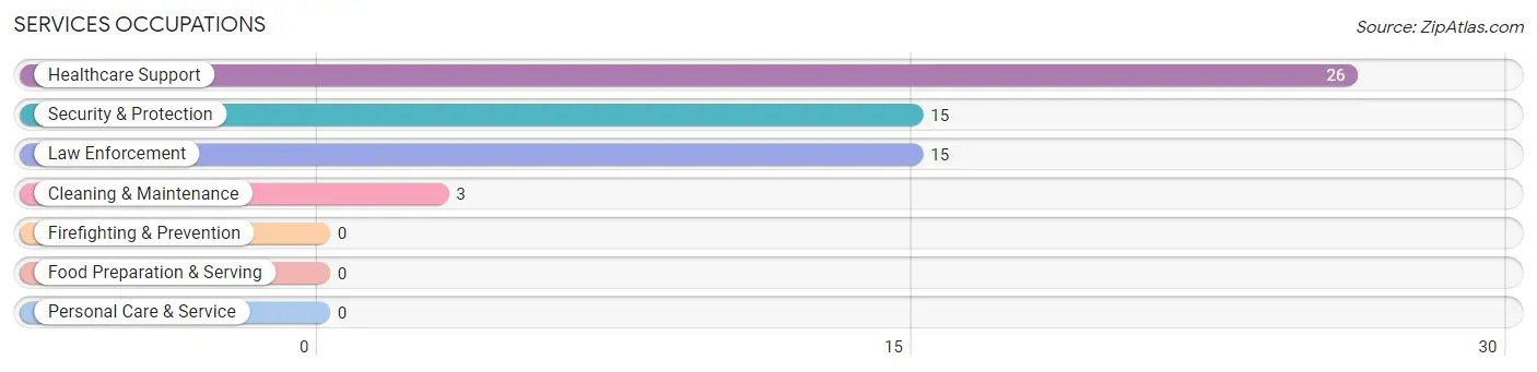 Services Occupations in Zip Code 36317