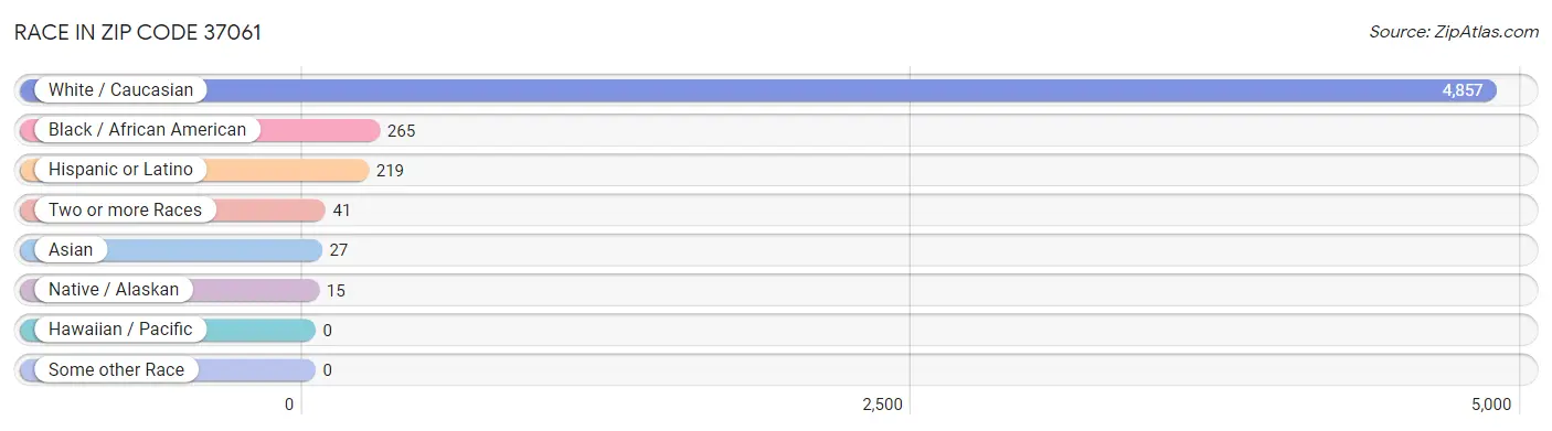 Race in Zip Code 37061