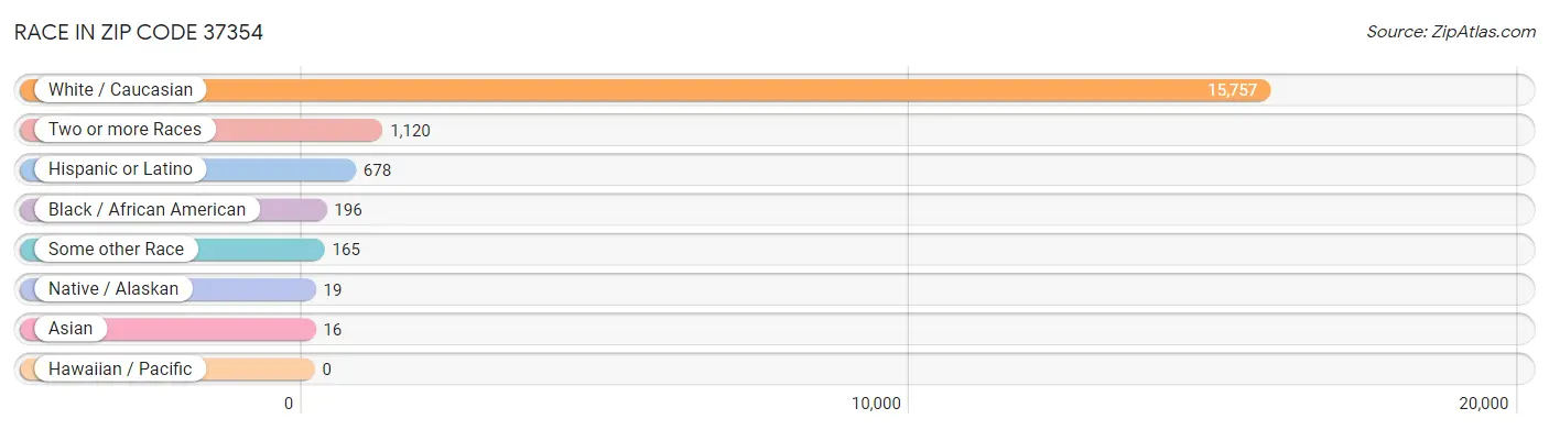 Race in Zip Code 37354