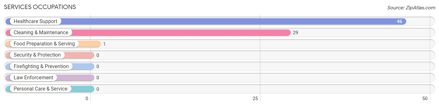 Services Occupations in Zip Code 37359