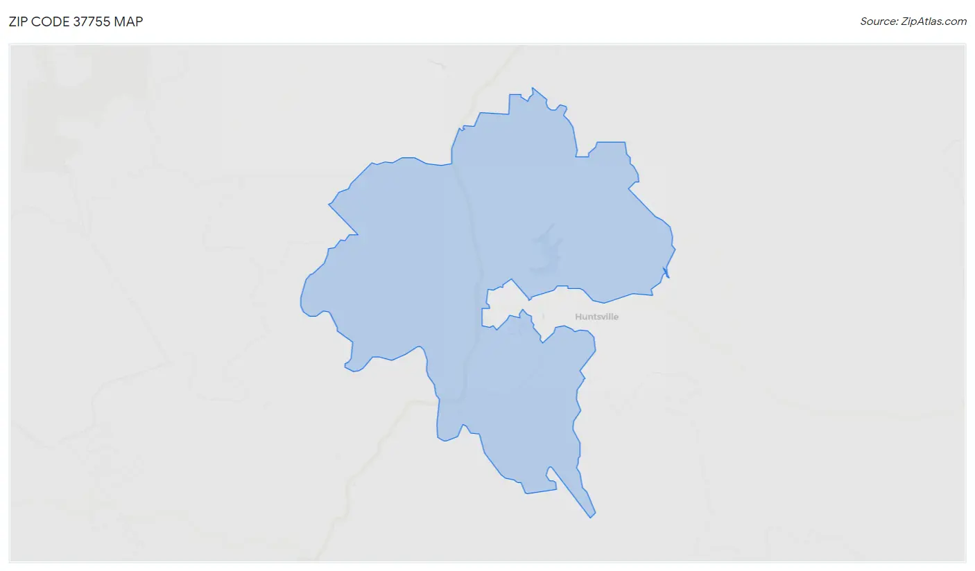 Zip Code 37755 Map