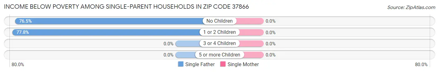 Income Below Poverty Among Single-Parent Households in Zip Code 37866