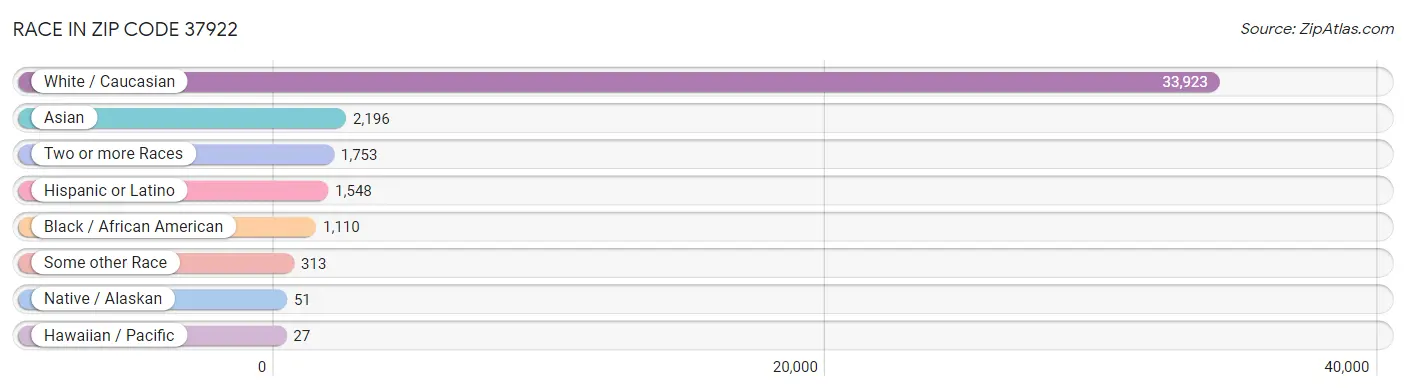 Race in Zip Code 37922