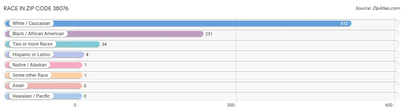 Race in Zip Code 38076