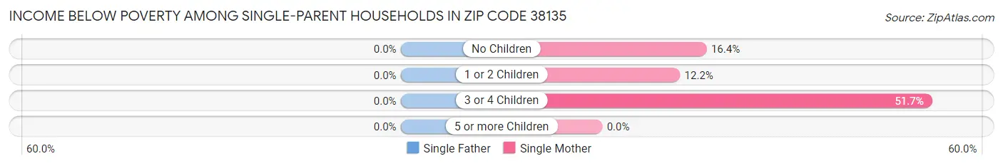 Income Below Poverty Among Single-Parent Households in Zip Code 38135