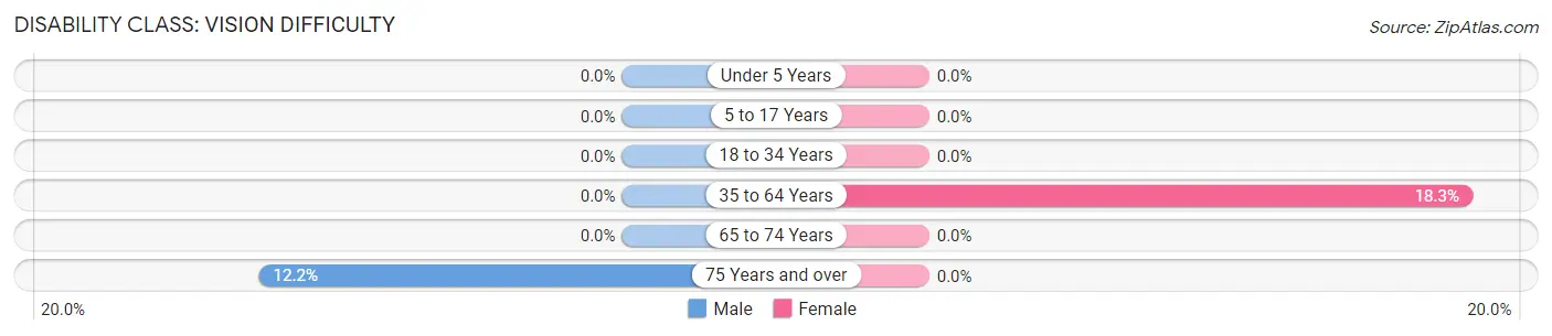 Disability in Zip Code 38241: <span>Vision Difficulty</span>