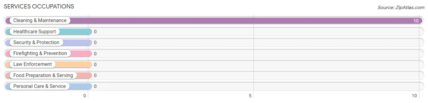 Services Occupations in Zip Code 38392