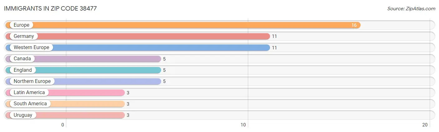 Immigrants in Zip Code 38477