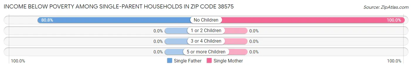 Income Below Poverty Among Single-Parent Households in Zip Code 38575