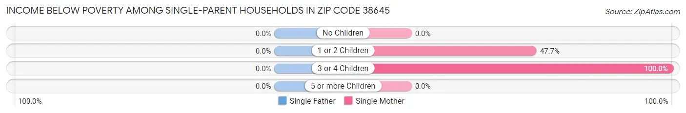 Income Below Poverty Among Single-Parent Households in Zip Code 38645
