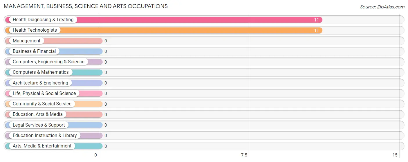 Management, Business, Science and Arts Occupations in Zip Code 38731