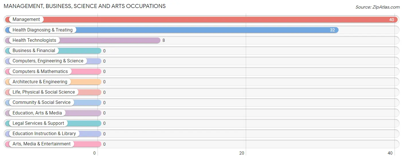 Management, Business, Science and Arts Occupations in Zip Code 39144