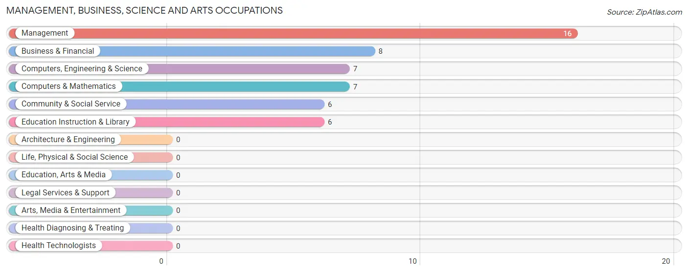 Management, Business, Science and Arts Occupations in Zip Code 39217