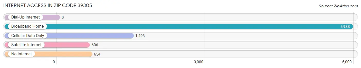 Internet Access in Zip Code 39305