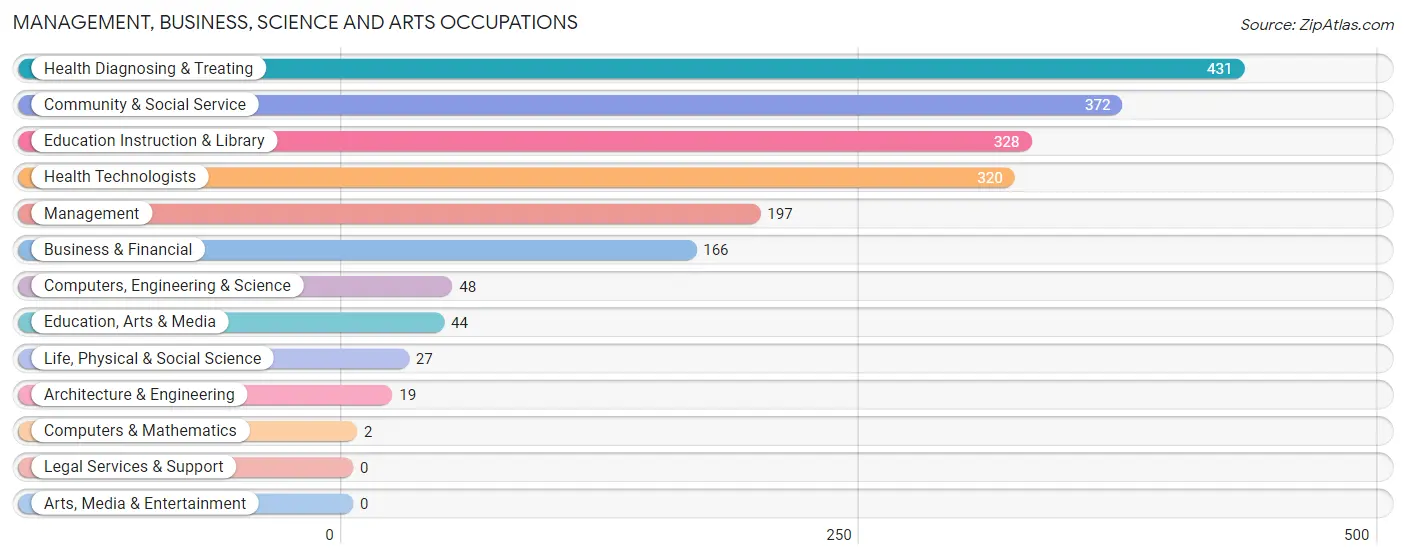 Management, Business, Science and Arts Occupations in Zip Code 39325