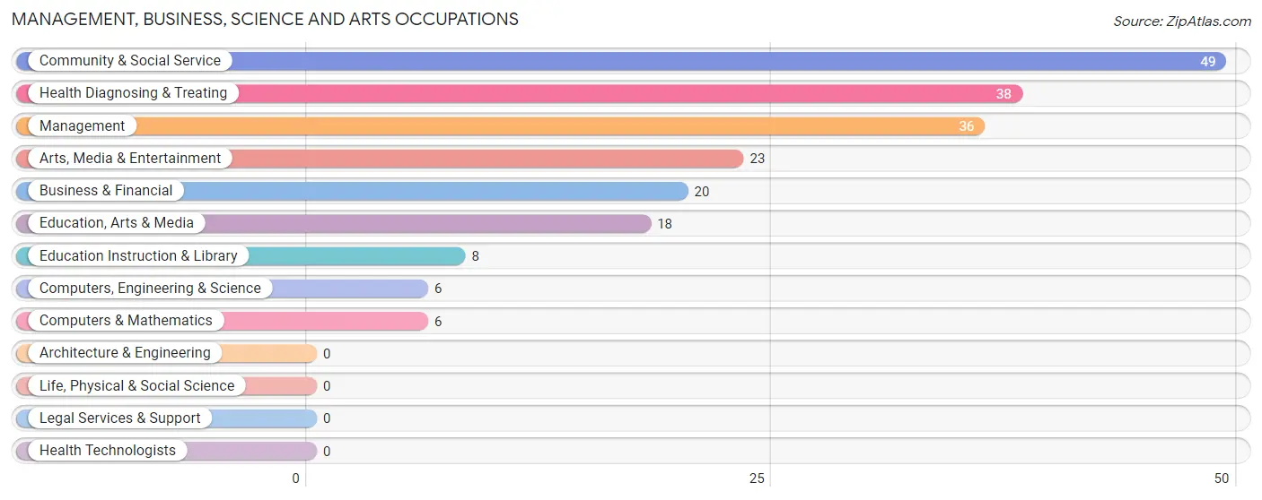 Management, Business, Science and Arts Occupations in Zip Code 39360