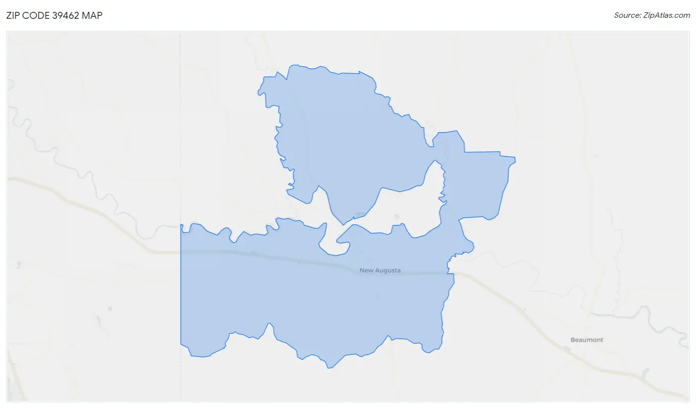 Zip Code 39462 Map