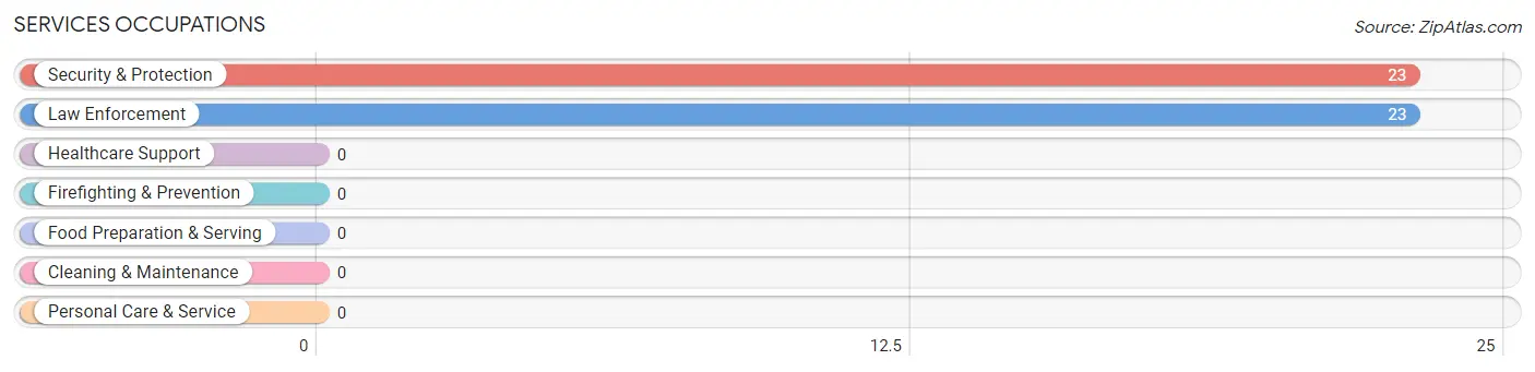 Services Occupations in Zip Code 39656