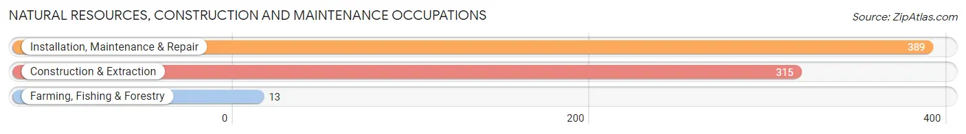 Natural Resources, Construction and Maintenance Occupations in Zip Code 40160