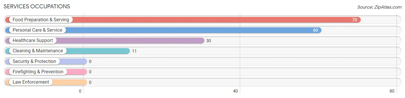 Services Occupations in Zip Code 40409