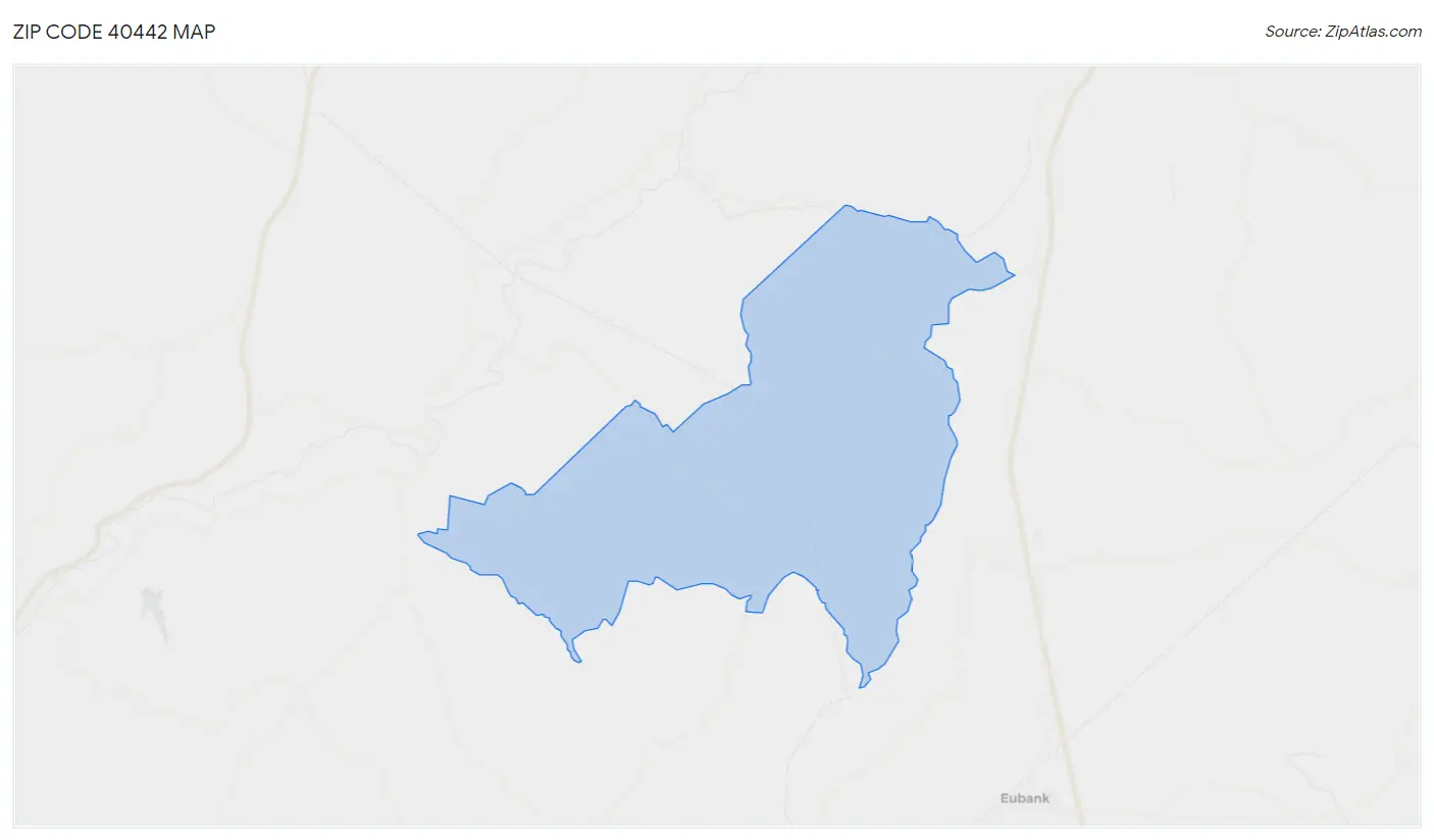 Zip Code 40442 Map